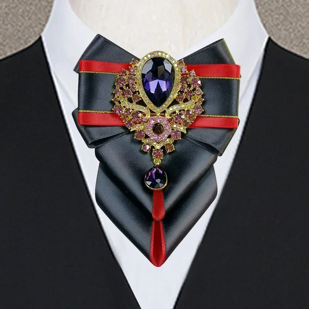 Men'S Formal Wear Jewelry - Papillon di lusso originale nuovo viola