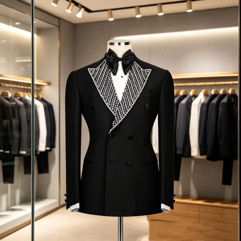 Formal Wear For Men In Wedding - Tuxedo da Sposo Slim Fit di