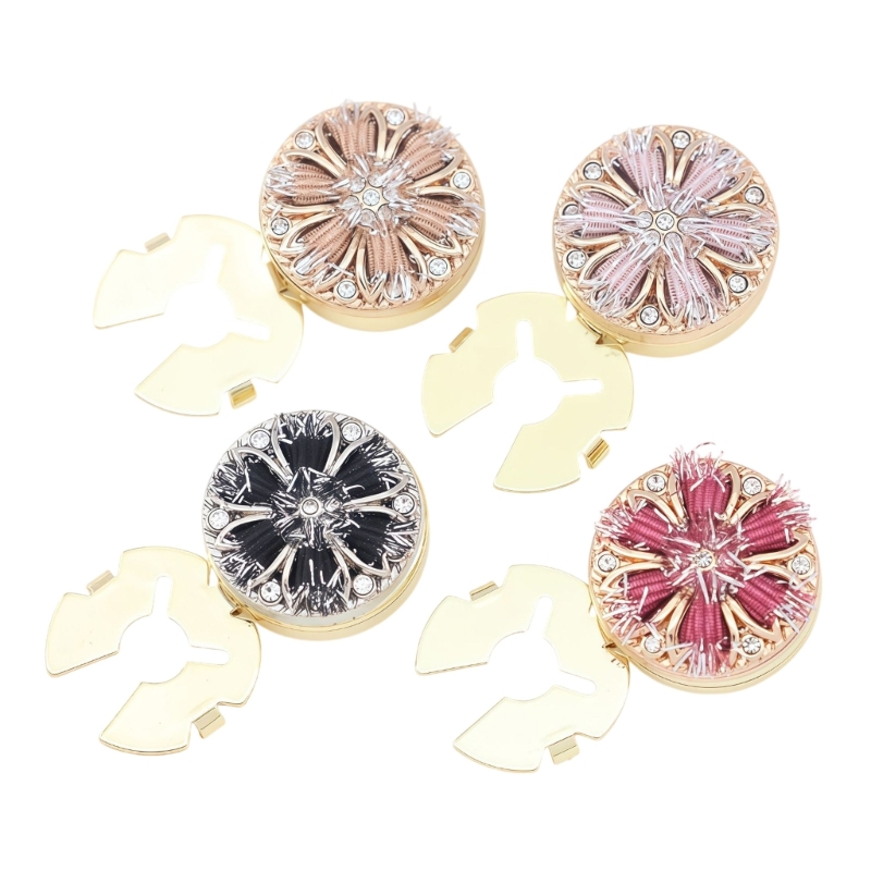 Men'S Formal Wear Jewelry - Gemelli in cristallo intrecciato in lega