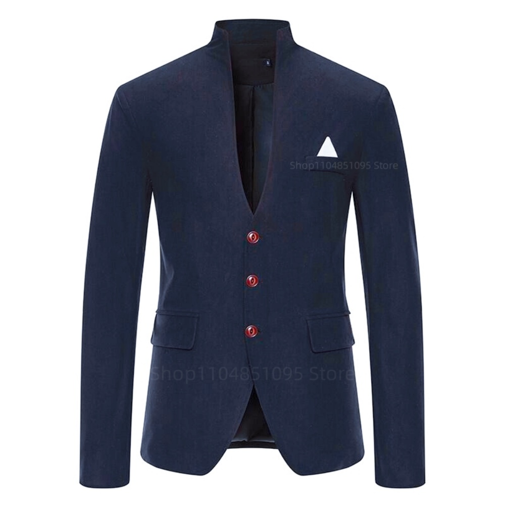 Blazer da Uomo Tinta Unita, Gi - Formal Men Party Wear Jacket recensione e prezzo