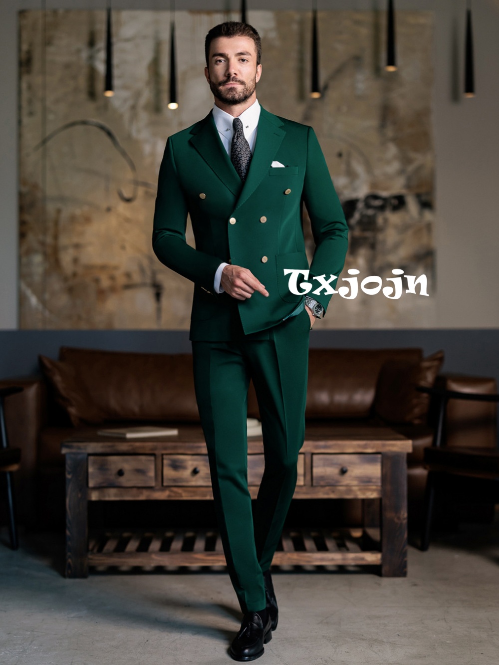 Abito Formale Verde da Uomo Sl - Formal Men Party Wear Jacket recensione e prezzo