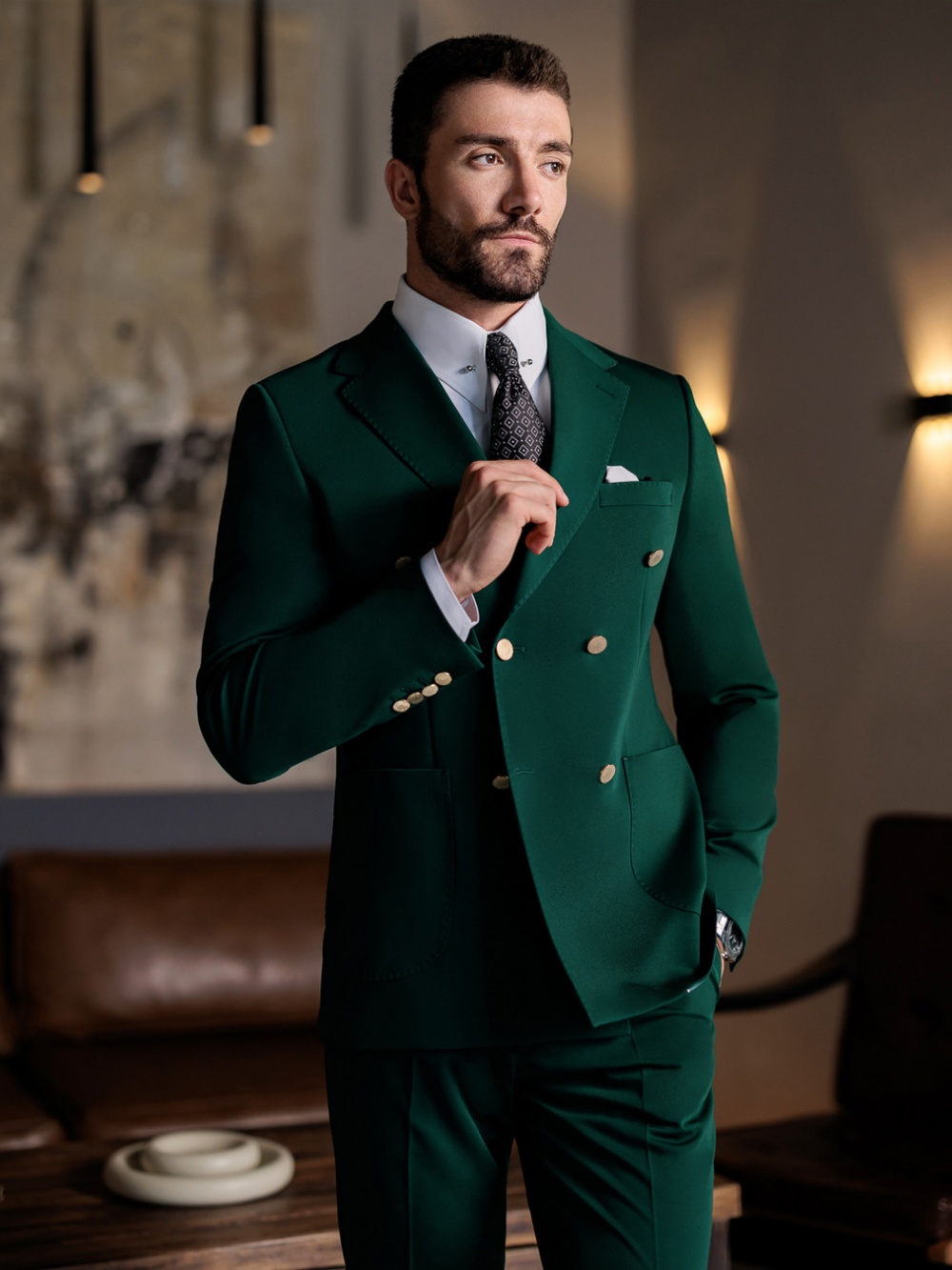 Abito Formale Verde da Uomo Sl - Formal Men Party Wear Jacket recensione e prezzo
