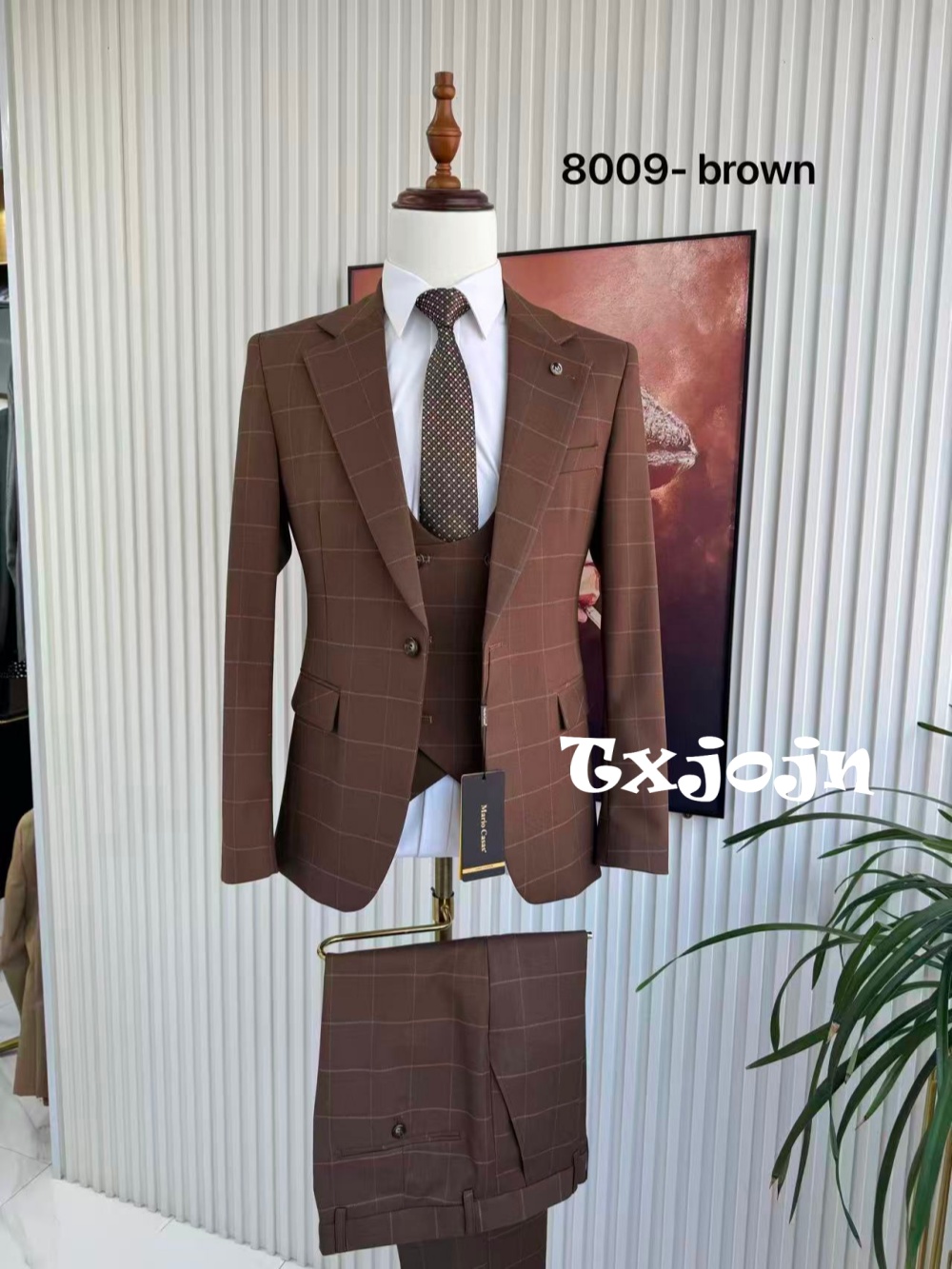 Completo da Uomo a Quadri 3 Pe - Formal Men Party Wear Jacket recensione e prezzo