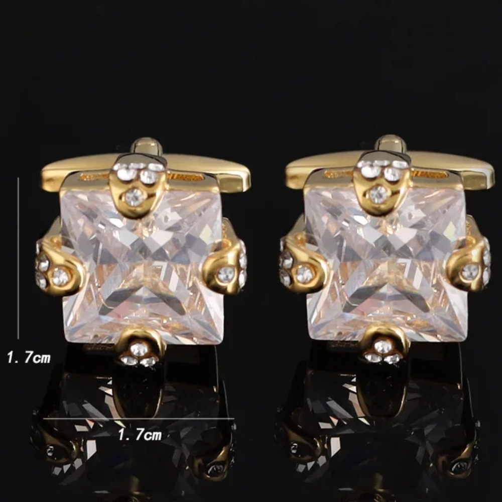 Gemelli con strass di lusso da - Men'S Formal Wear Jewelry recensione e prezzo